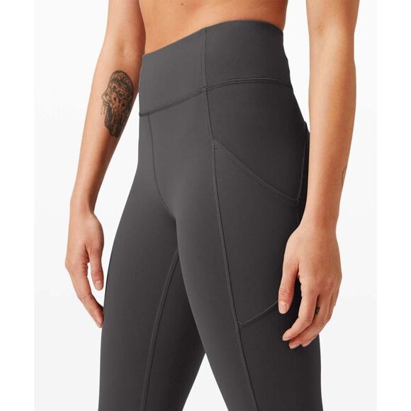 Lululemon Invigorate High-Rise Tight 25" Graphite Grey Black - Size: 6 - Picture 13 of 13